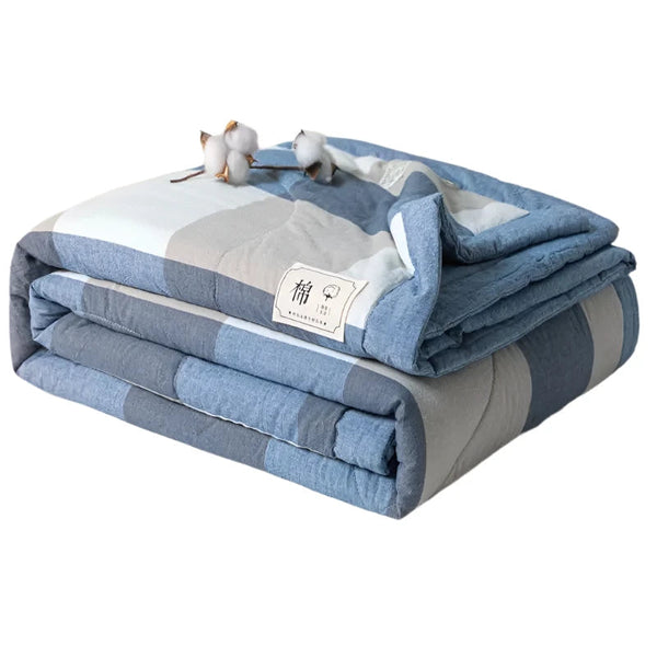 Bed Summer Cooling Quilt Queen King Size Soft Skin Friendly Thin Comforter Blankets