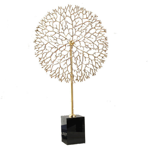 33Cm Metal Tree Tabletop Decor Modern Art Living Room Display Ornaments Tabletop & Shelf Décor