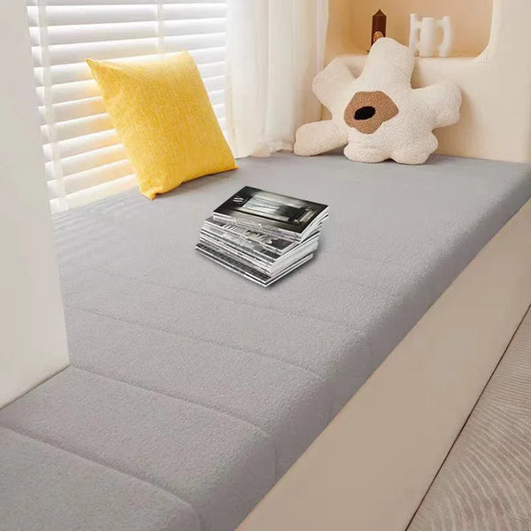 Customized Teddy Sponge Windowsill Cushion Waterproof Non Slip Sofa Bench Seat Pad Cushions & Decorative Pillows