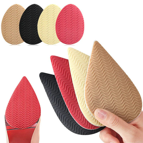 Rubber Forefoot Pads Men Women Shoes Soles Protector Anti Slip Repair Outsoles Self Adhesive Sticker High Heel Care Bottom Patch Insoles & Shoe Insert