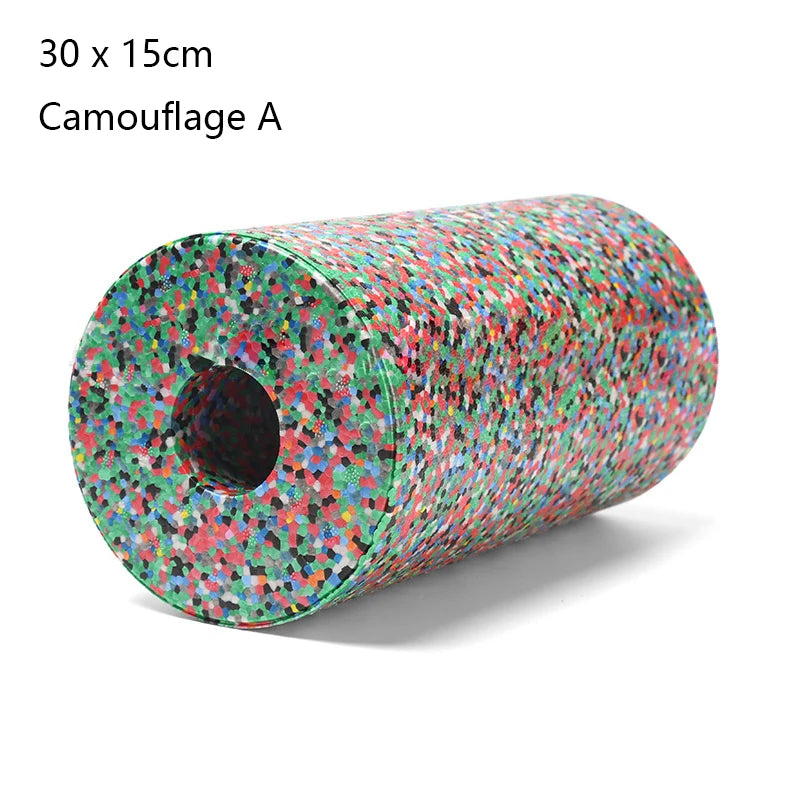Pilates Foam Roller High Density Fitness Yoga Column Physical Therapy Relieve Pain And Exercise Muscle Massage Camouflage Foam Rollers