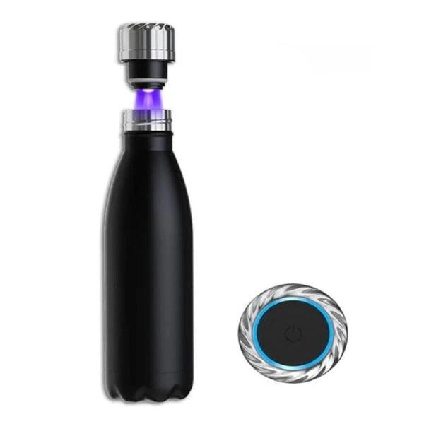 Smart Water Bottle Uv Self Cleaning Digital Thermal Cup Drink Reminder Stainless Steel Thermos With Temperature Display Water Bottles & Vacuum Flasks