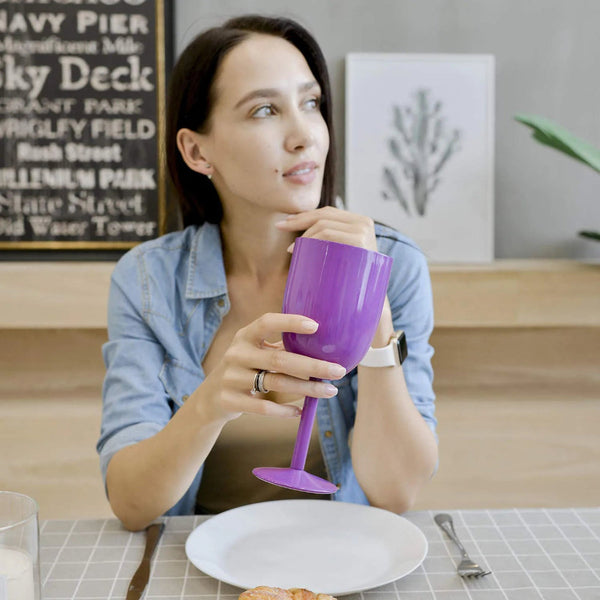 Personalize Gift 10Oz Double Wall Insulation Stainless Steel Wine Glass Thermos Bottle Vacuum Flasks Customizable Water Water Bottles & Vacuum Flasks