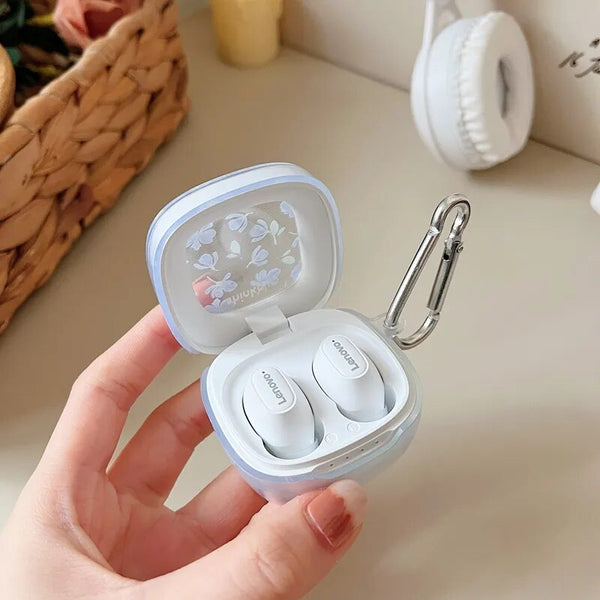 Earphone Case Clown Wink Good Luck For Lenovo Xt62 Tws Soft Tpu Transparent Headset Protective Cover Earbud Cases