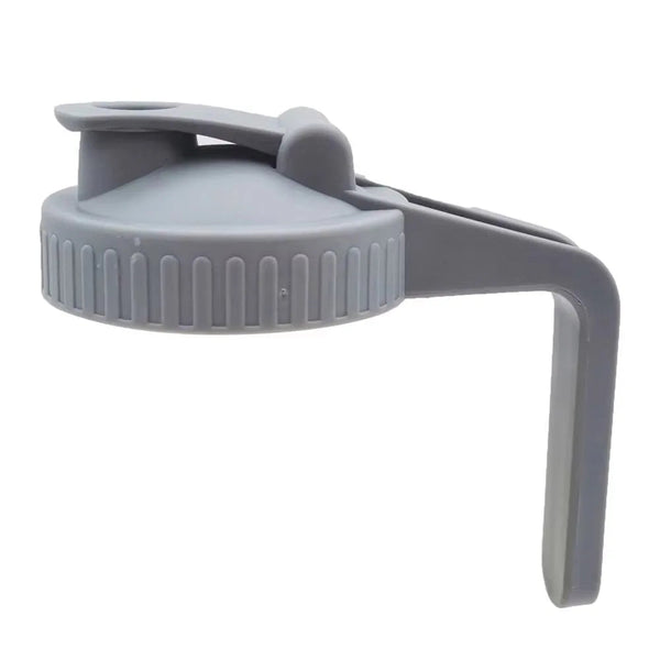 New Reusable Mason Jar Lids For Wide Mouth Plastic Seal Bottle Cover Leak Proof 86Mm Spout With Handle Home Kitchen Tool Canisters & Jars