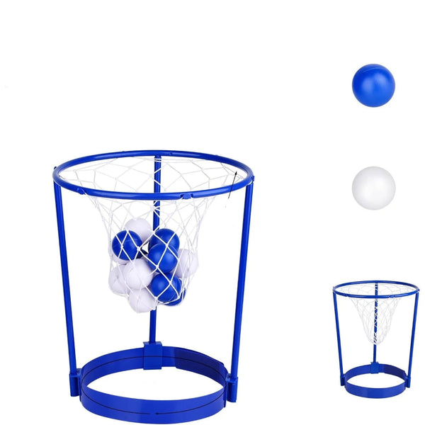 2 Pack Head Hoop Basketball Party Game For Kids Adults Adjustable Net Headband With 20 Balls Fun Gift Birthday Outdoor Toy Balls