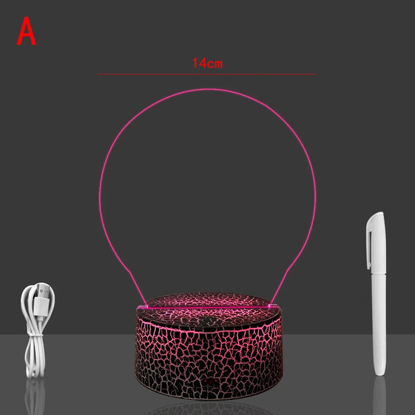 Note Board Creative Led Night Light Usb Message Holiday With Pen Gift For Children Girlfriend Decoration Lamp Night Lights