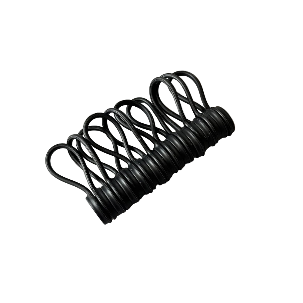 10Pcs Magnetic Cable Ties Silicone Management Twist Reusable Cord Clips For Bundling Organizing Cable Cleats Clamps & Ties