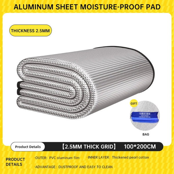 Outdoor Picnic Moisture Proof Pad Double Sided Thick Aluminum Film Waterproof Beach Mat Portable Tent Floor Camping Picnic Rugs