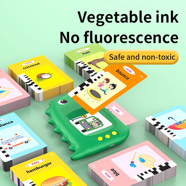 Talking Early Education Flash Card Machine Learning Language English Electronic Audio Book Toy Children Birthday Gift Educational Toys