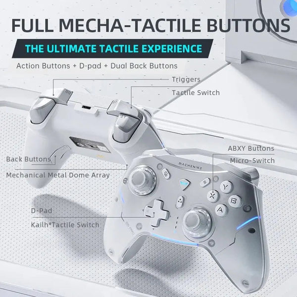Gamepad Wireless Gaming Controller Machenike G5 Pro Elite Hall Trigger Joystick Mecha Tactile Buttons For Switch Pc Android Ios Other Video Game Acces