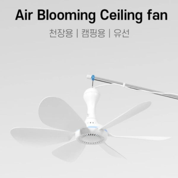 Usb Fan Silent 6 Blade Ceiling 4 Speed Hanging For Camping Bed Outdoor Camper Tents Ceiling Fans