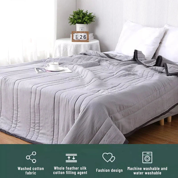 Summer Cooler Quilt For Children And Adults Thin Air Conditioned Soft Blanket

< Blankets
