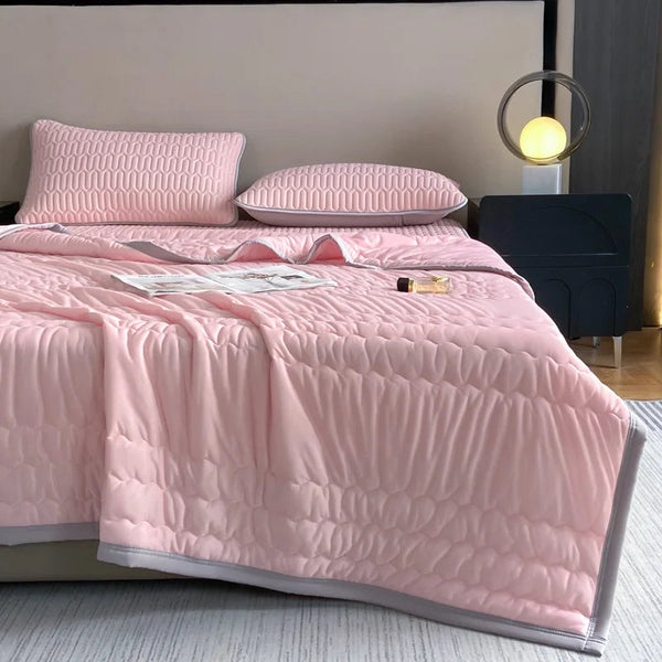 Cooling Blanket 2024 New Class A Silk Double Sided Quilt Latex Blankets