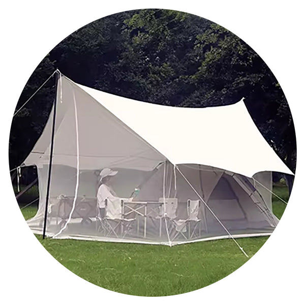 Diy Mosquito Netting 3X5/15M Outdoor Camp Tent Garden Picnic Black Cut Fit Size Insect Nets & Repellents