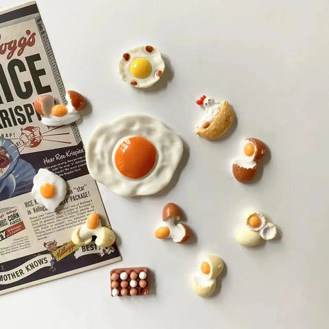 11Pcs Miniature Egg Fridge Mag Net Home Decoration Photo Message Fixed Refrigerator Magnets