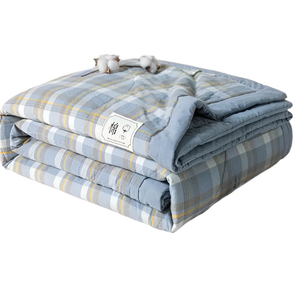 Bed Summer Cooling Quilt Queen King Size Soft Skin Friendly Thin Comforter Blankets