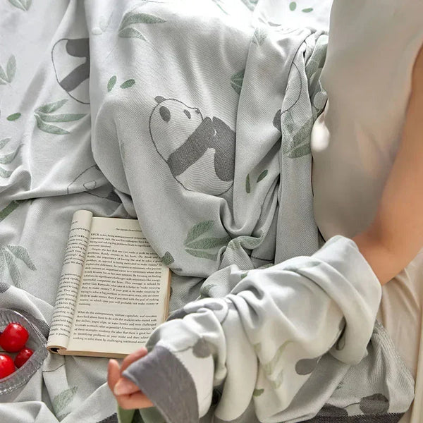 1Pc Blanket 100 Percent Bamboo Fiber Cooling Feel Bed Linen Towel 

< Blankets