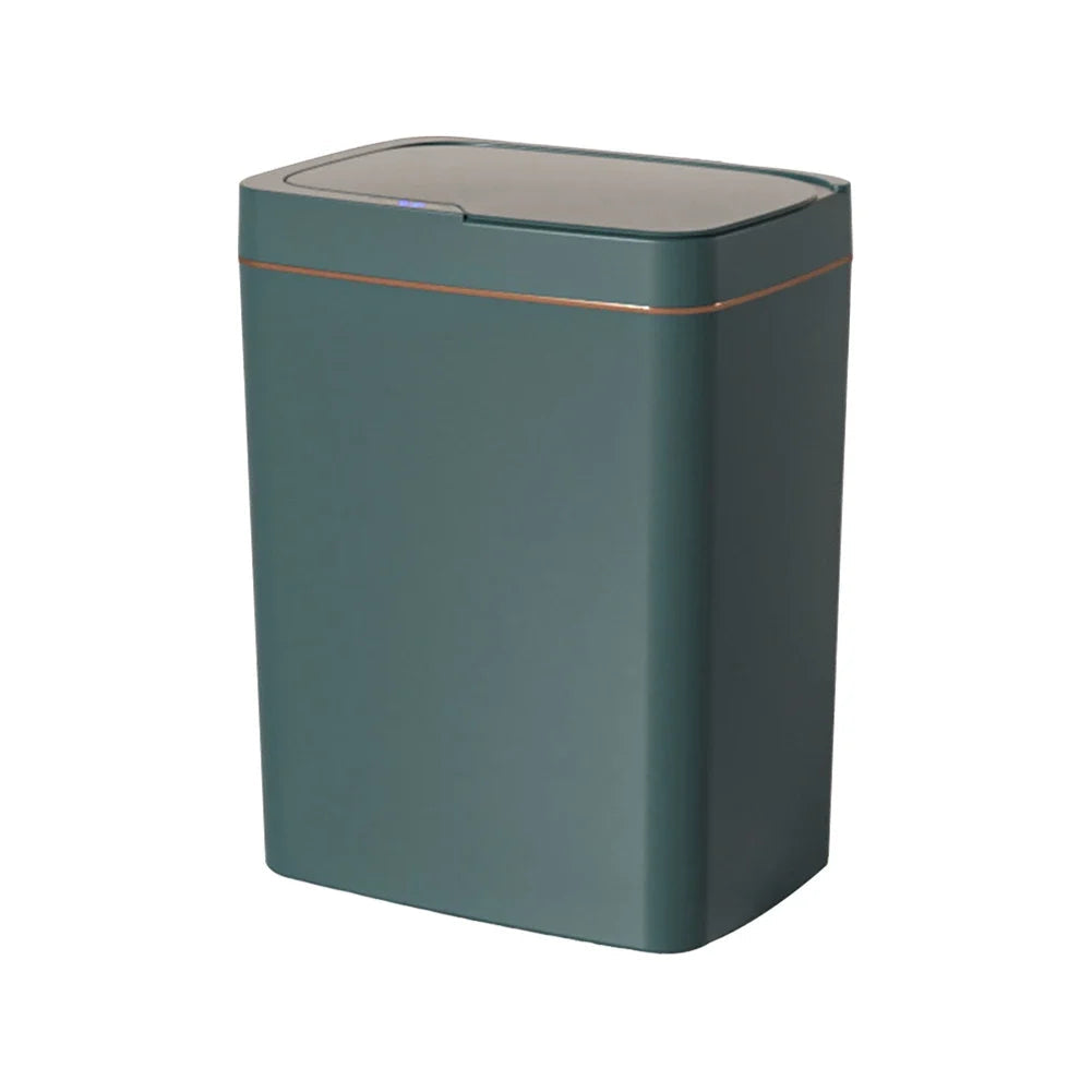 15/18L Smart Sensor Trash Can Waterproof Intelligent Touchless Quiet Auto Motion Rubbish For Kitchen Bathroom Rubbish Bins