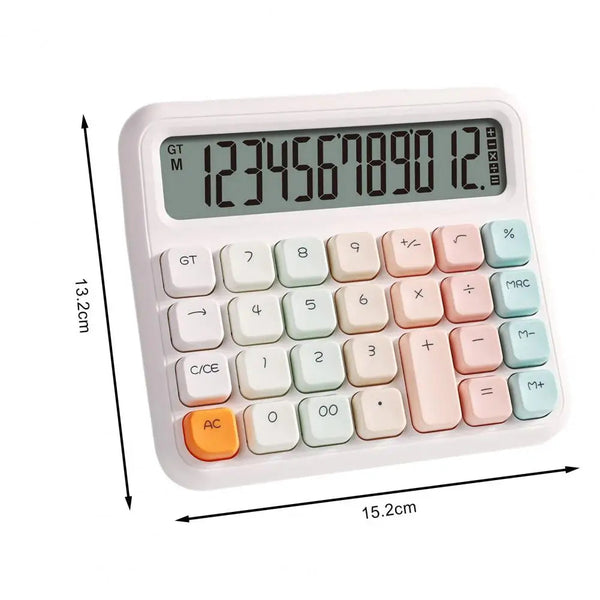 Basic Calculator Extra Large Lcd Display Battery Powered Portable Office Use Calculators