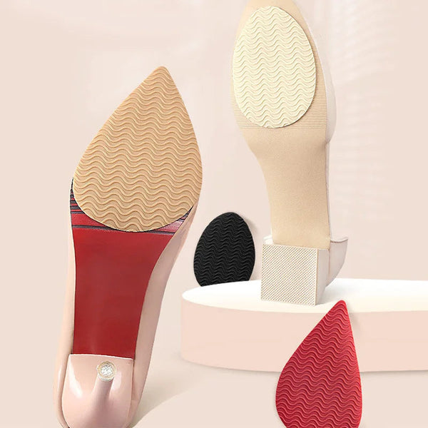 Rubber Forefoot Pads Men Women Shoes Soles Protector Anti Slip Repair Outsoles Self Adhesive Sticker High Heel Care Bottom Patch Insoles & Shoe Insert