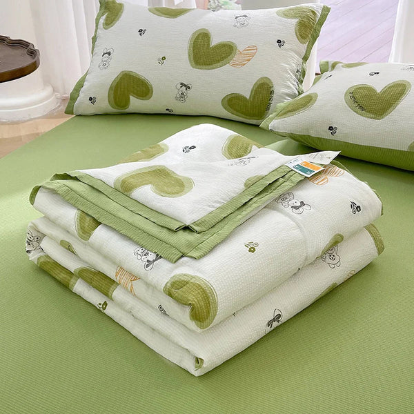 Japan Summer Cotton Quilt Hotel Bed Cooling Thin Quilts Sleep Blanket Blankets