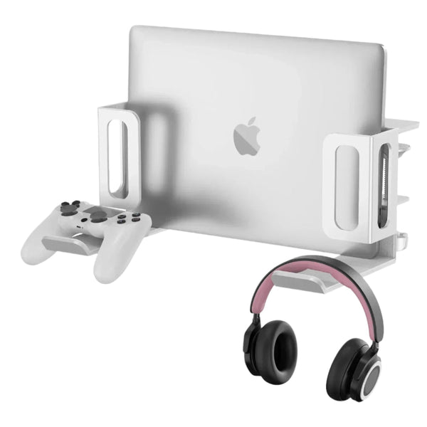Steel Clamp Desk Side Laptop Holder Home Office Hanging Organizer Stands Holders & Car Mounts