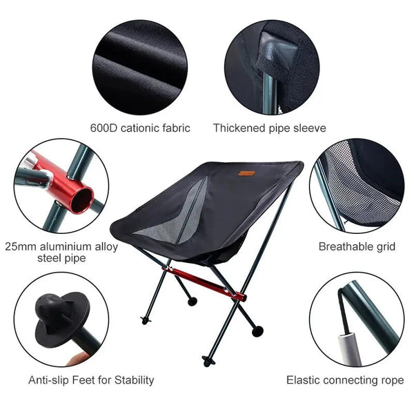 Camping Fishing Folding Chair Beach Chaise Longue Foldable Travel Furniture Beach Chairs