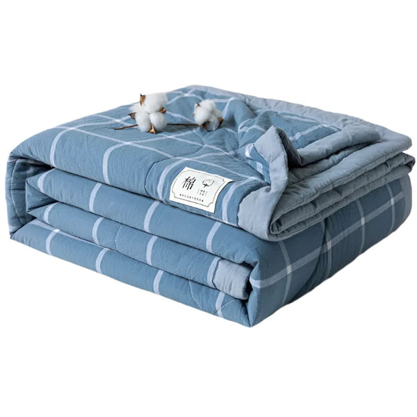 Bed Summer Cooling Quilt Queen King Size Soft Skin Friendly Thin Comforter Blankets