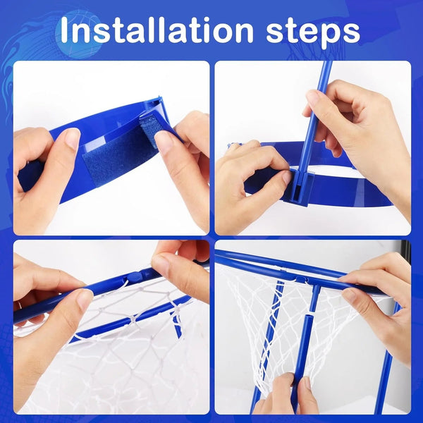 2 Pack Head Hoop Basketball Party Game For Kids Adults Adjustable Net Headband With 20 Balls Fun Gift Birthday Outdoor Toy Balls