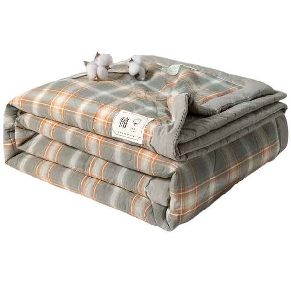 Bed Summer Cooling Quilt Queen King Size Soft Skin Friendly Thin Comforter Blankets