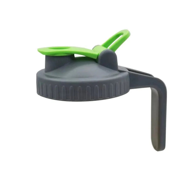 New Reusable Mason Jar Lids For Wide Mouth Plastic Seal Bottle Cover Leak Proof 86Mm Spout With Handle Home Kitchen Tool Canisters & Jars