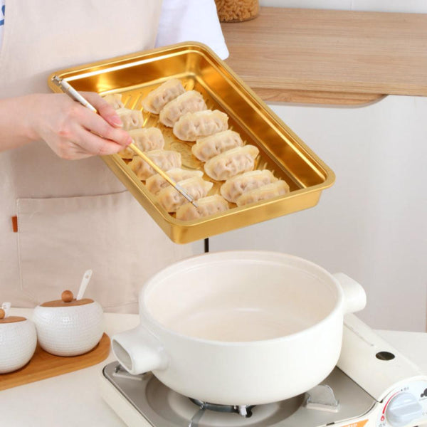 Rose Gold Food Grade Stainless Steel Crisper Box With Lid For Storage Food Storage Containers