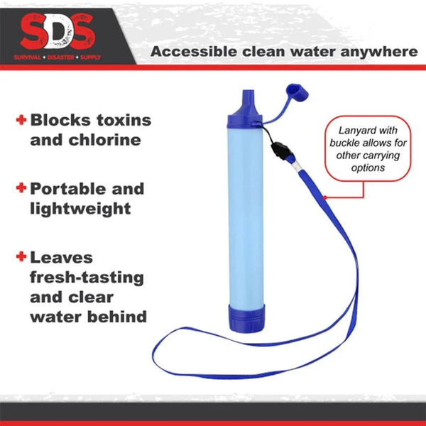 Outdoor Water Purifier For Camping Hiking Emergency Use Water Filters