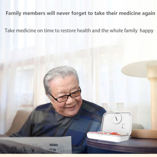 Ftoyin Bluetooth Intelligent Control Smart Pill Case Medicine Dispenser Organizer Medication Reminder Forget Bring Pill Boxes