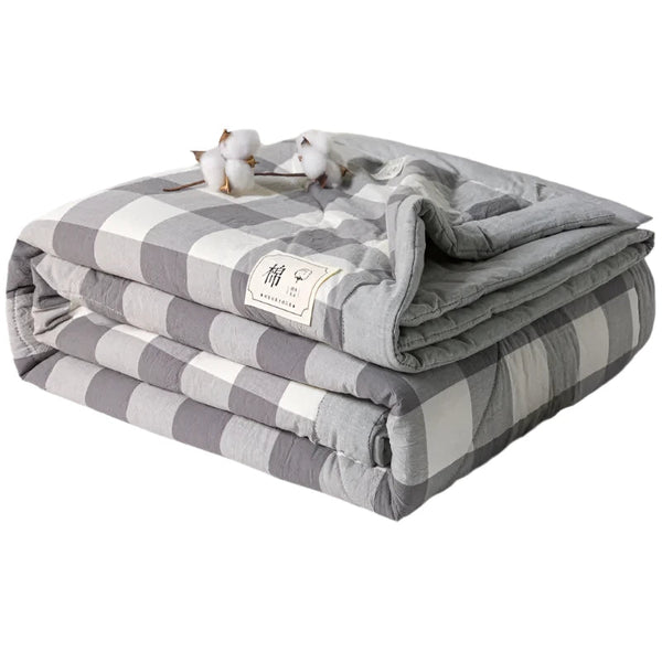 Bed Summer Cooling Quilt Queen King Size Soft Skin Friendly Thin Comforter Blankets