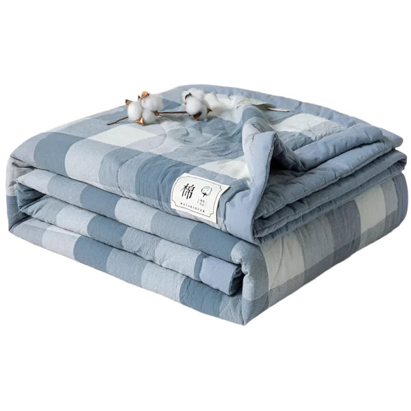 Bed Summer Cooling Quilt Queen King Size Soft Skin Friendly Thin Comforter Blankets