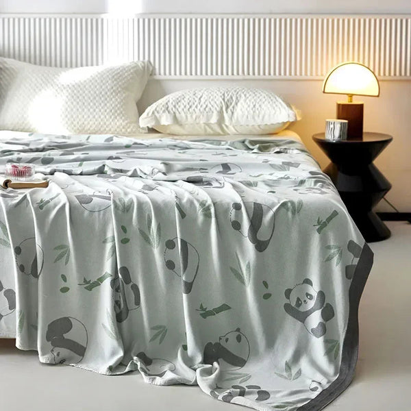 1Pc Blanket 100 Percent Bamboo Fiber Cooling Feel Bed Linen Towel 

< Blankets
