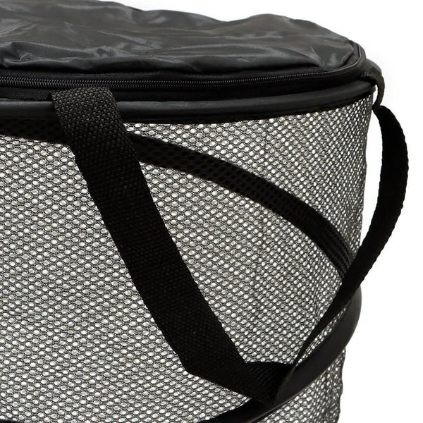 Laundry Basket Dirty Clothes Storage For Dormitory With Double Handle Fine Mesh Foldable Net Bathroom Large Collapsible Laundry Baskets & Hampers