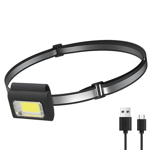 Led Safety Lights Running Clip On Collar Usb Rechargeable Hands Free For Camping Cycling Night Flashlights