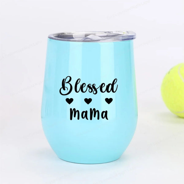 Personalized Love Heart Wine Tumbler Themed Customized Name Gift For Couples Unique Engagement Valentine's Day Vacuum Flasks & Mugs