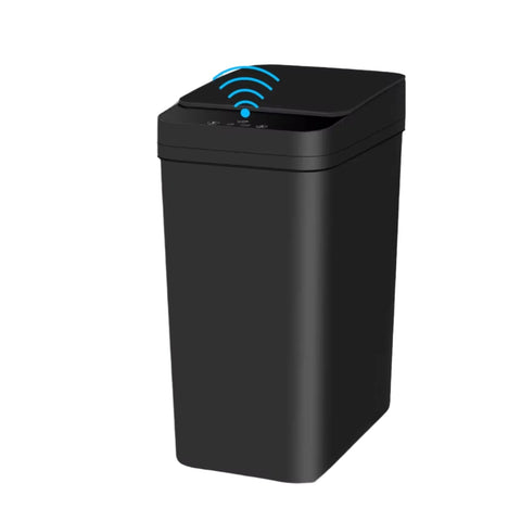 Bathroom Touchless Trash Can 12L Automatic Motion Sensor Lid Odor Proof Bin Rubbish Bins