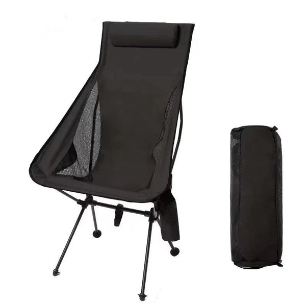 Westtune Folding Camping Chair With Headrest Lightweight Tourist Chairs Aluminum Alloy Fishing Outdoor Furniture Camping Chairs