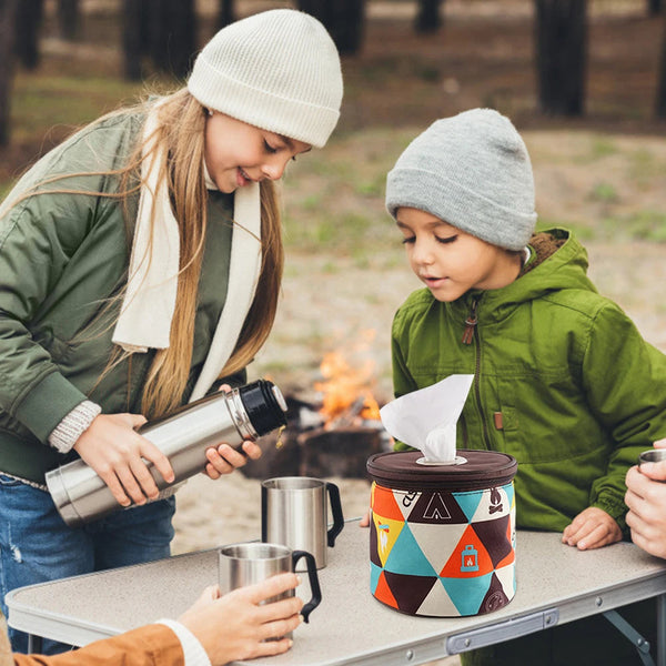 Style Folding Toilet Paper Tissue Case Holder Travel Napkin Storage Box Container For Picnic Home Toilet Paper Holders & Storage