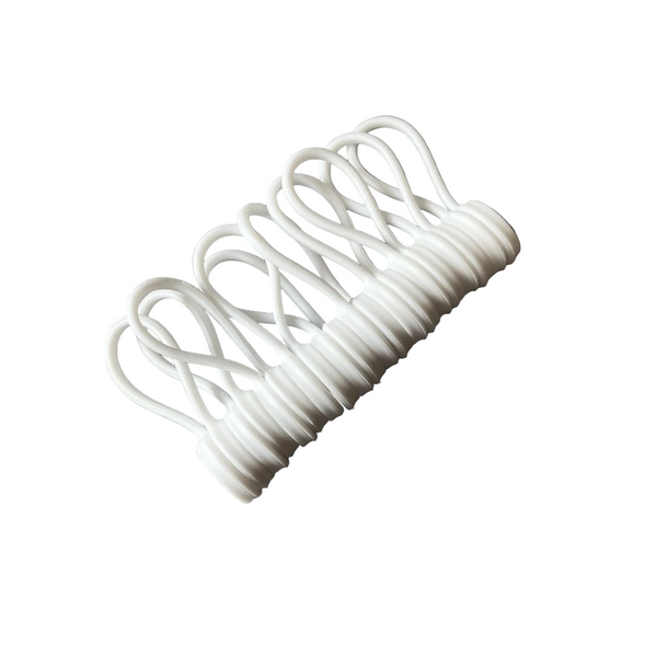 10Pcs Magnetic Cable Ties Silicone Management Twist Reusable Cord Clips For Bundling Organizing Cable Cleats Clamps & Ties
