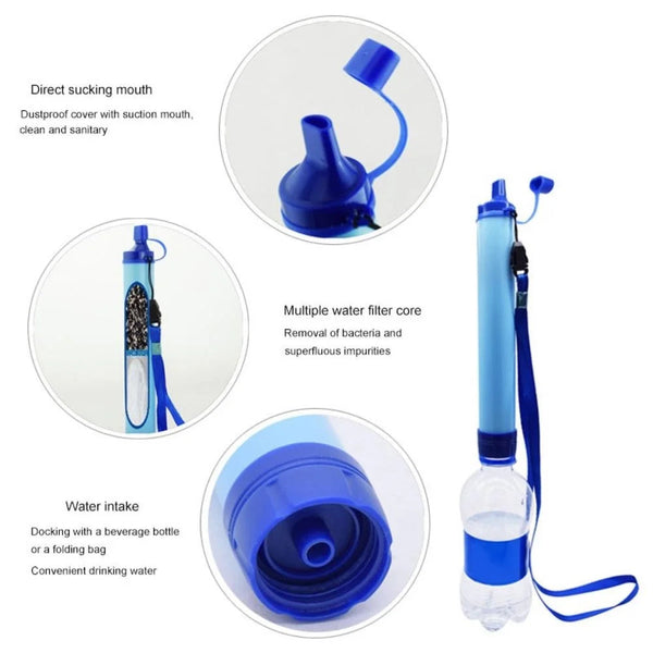Outdoor Water Purifier For Camping Hiking Emergency Use Water Filters