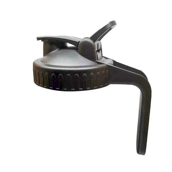 New Reusable Mason Jar Lids For Wide Mouth Plastic Seal Bottle Cover Leak Proof 86Mm Spout With Handle Home Kitchen Tool Canisters & Jars