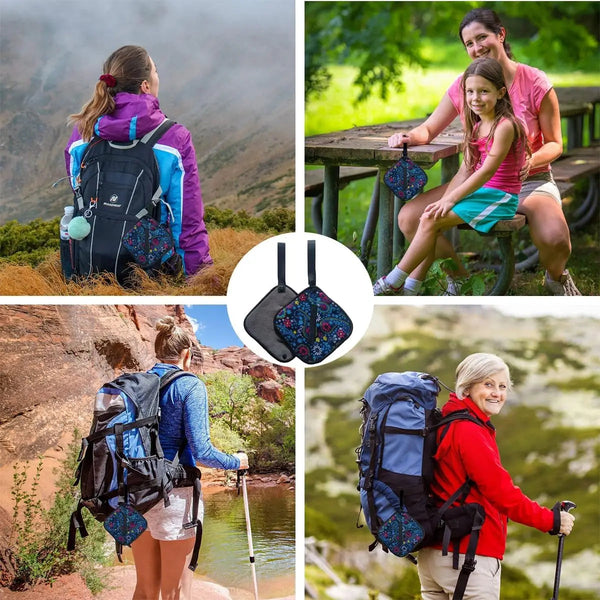 1Pc Pee Cloth For Women Hiking Washable Reusable Camping Toilet Paper Rag Other Hiking Equipment