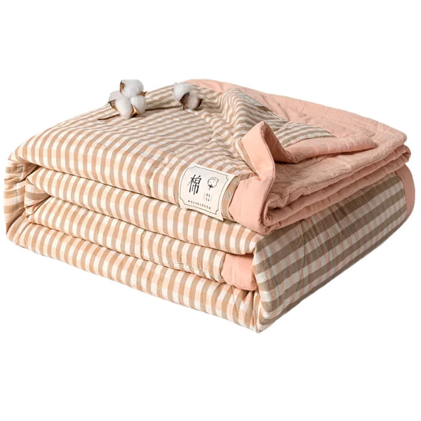 Bed Summer Cooling Quilt Queen King Size Soft Skin Friendly Thin Comforter Blankets