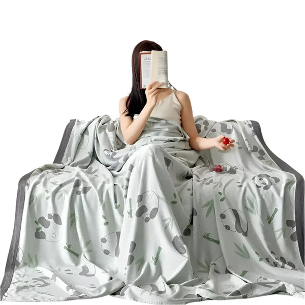 1Pc Blanket 100 Percent Bamboo Fiber Cooling Feel Bed Linen Towel 

< Blankets